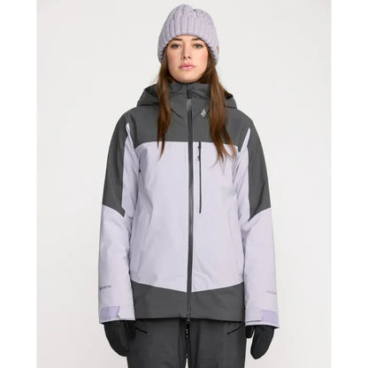 The Volcom 3D Stretch Gore Women's Snow Jacket 2026 in Lavender Aura