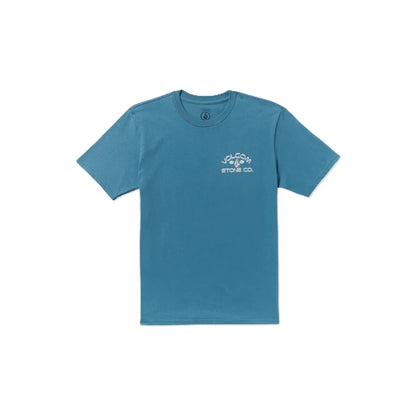 The Volcom Always Ripping Men's Short Sleeve T-Shirt in Coronet Blue
