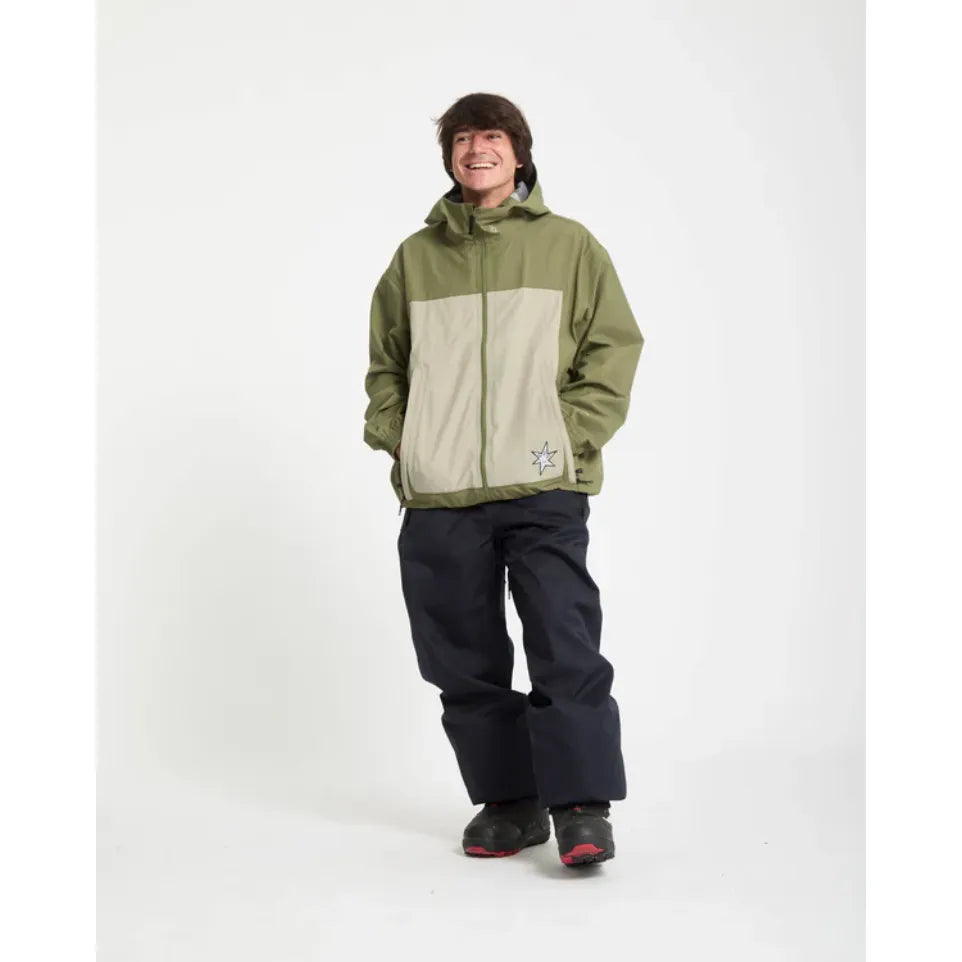 The Volcom Arthur 3L Men's Snow Jacket 2026 in Dark Olive