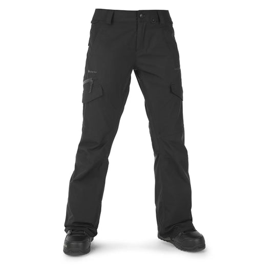 The Volcom Aston Gore-Tex Women's Pants 2022 in Black 1