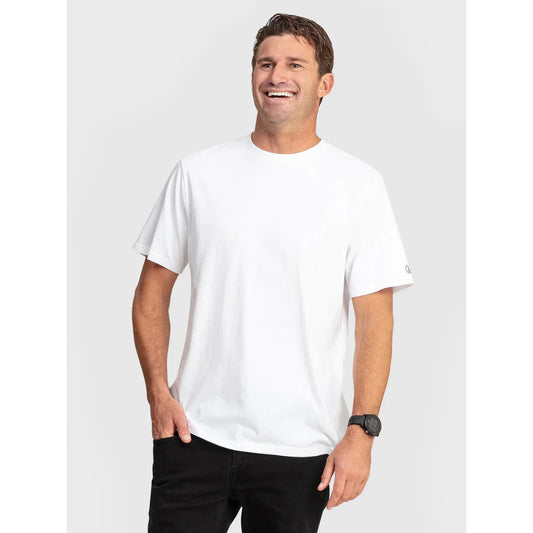 The Volcom Aus Solid T-Shirt 2024 in White