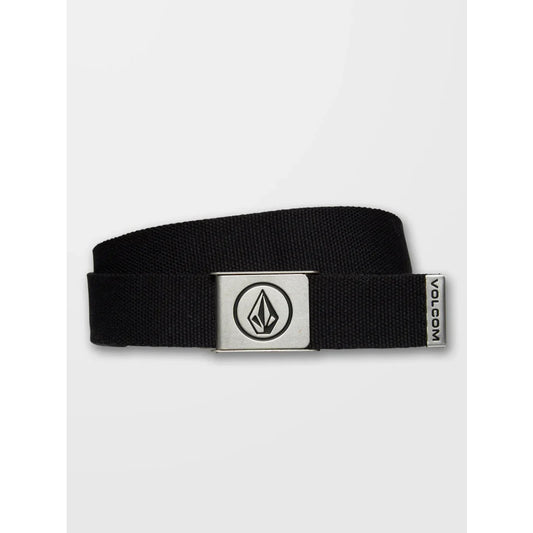 The Volcom Circle Web Belt 2023 in Black
