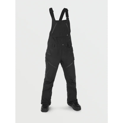 The Volcom Elm Stretch Gore-Tex Women's Bib Overall 2022 in Black 1