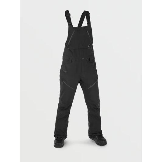 The Volcom Elm Stretch Gore-Tex Women's Bib Overall 2022 in Black 1