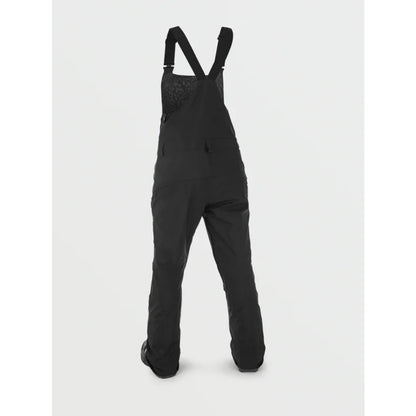 The Volcom Elm Stretch Gore-Tex Women's Bib Overall 2022 in Black 2