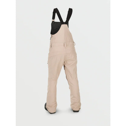 The Volcom Elm Stretch Gore-Tex Women's Bib Overall 2023 in Sand 2