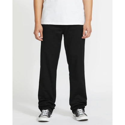 The Volcom Frickin Modern Stretch Pants 2021 in Black 1