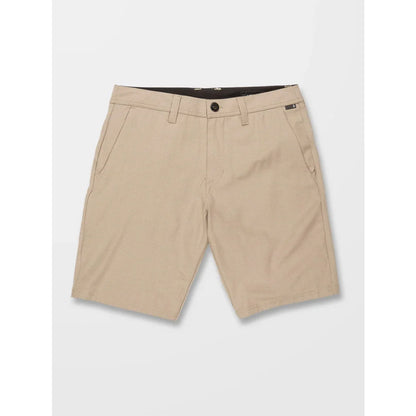 The Volcom Frickin Cross Shred 20" Shorts 2022 in Khaki 1