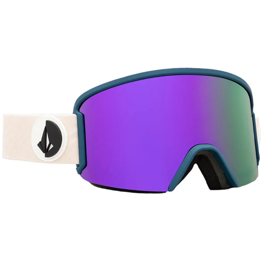 The Volcom Garden Goggles 2023 in Slate Blue