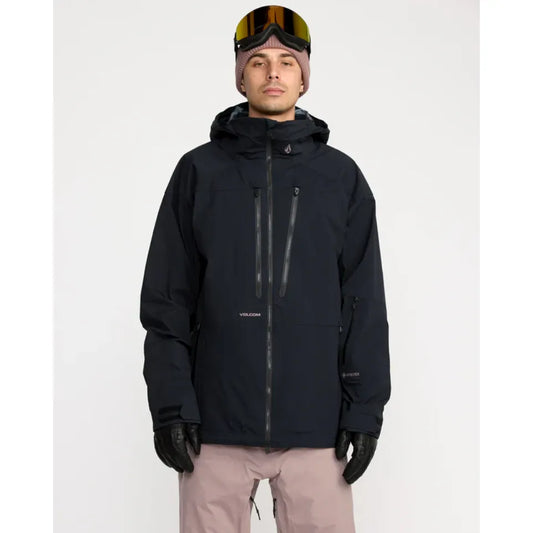 The Volcom Guch Stretch Gore Men's Snow Jacket 2026 in Black