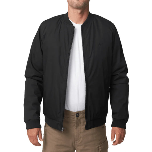 The Volcom Hernan 5K Bomber Jacket 2022 in Black
