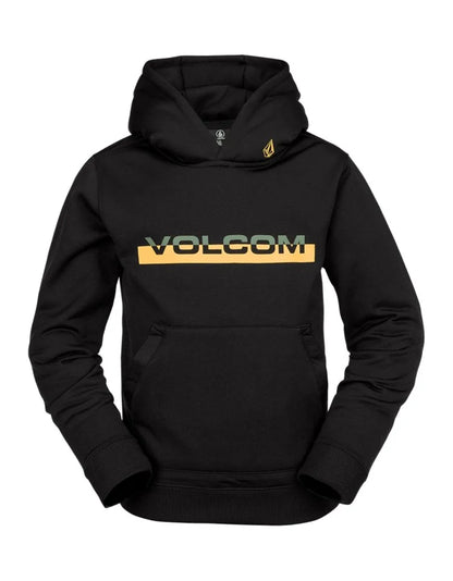 The Volcom Kid's Riding Fleece 2024 in Black
