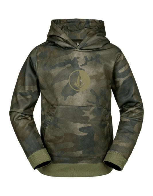 The Volcom Kid's Riding Fleece 2024 in Camo