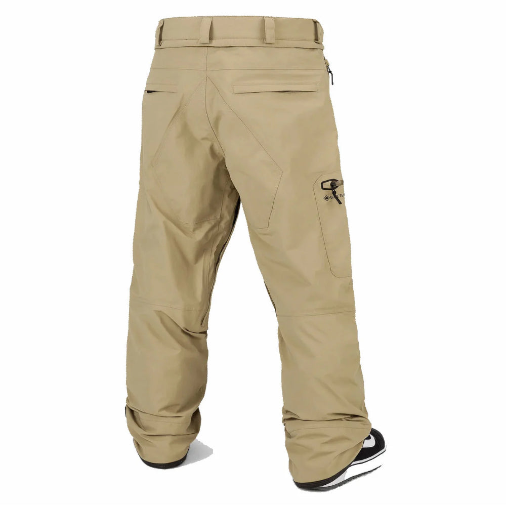 The Volcom L Gore-Tex Men's Snow Pants 2024 in Dark Khaki 2