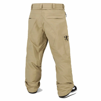 The Volcom L Gore-Tex Men's Snow Pants 2024 in Dark Khaki 2