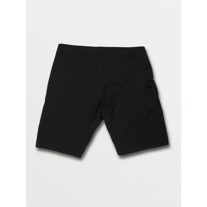 The Volcom Lido Solid Mod-Tech 20" Boardshorts 2022 in Black 2