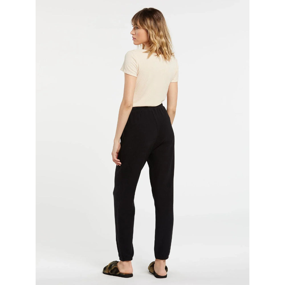 The Volcom Lil Fleece Pants 2023 in Black 2