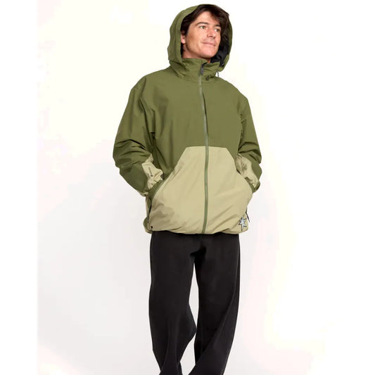 The Volcom Longo Gore-Tex Men's Snow Jacket 2026 in Dark Olive