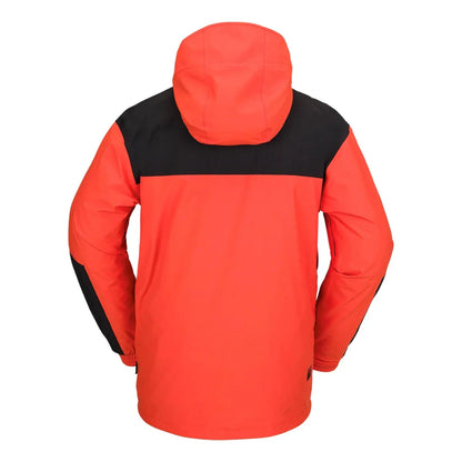 The Volcom Longo Men's Jacket 2023 in Orange Shock 2