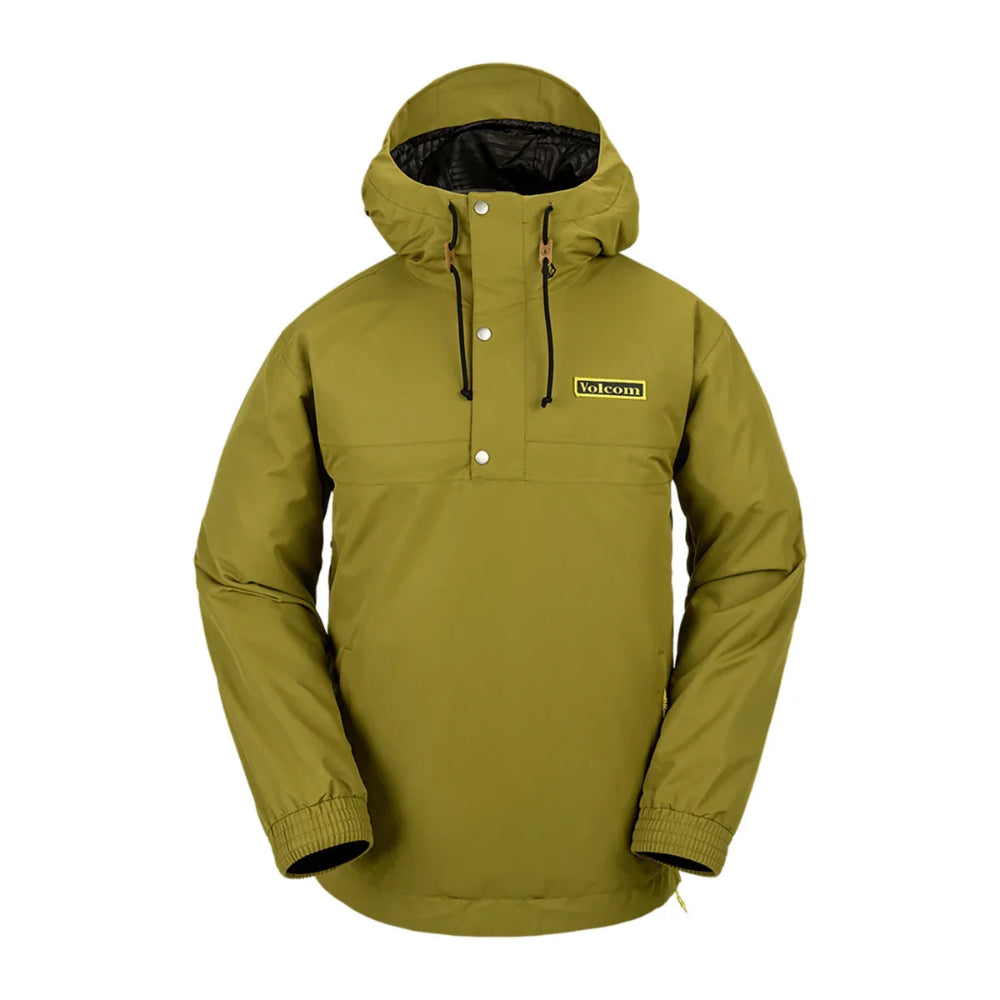 The Volcom Longo Pullover Men's Jacket 2024 in Moss 1