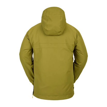 The Volcom Longo Pullover Men's Jacket 2024 in Moss 2