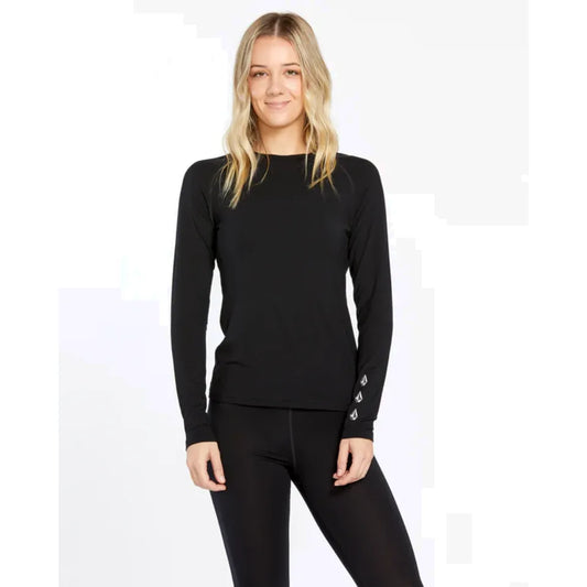The Volcom Merino Blend Women's Crew 2026 in Black