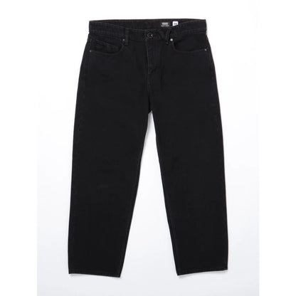 The Volcom Modown Tapered Denim Jeans 2023 in Black 3