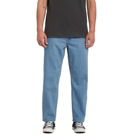 The Volcom Modown Tapered Denim Jeans 2023 in Blue 1