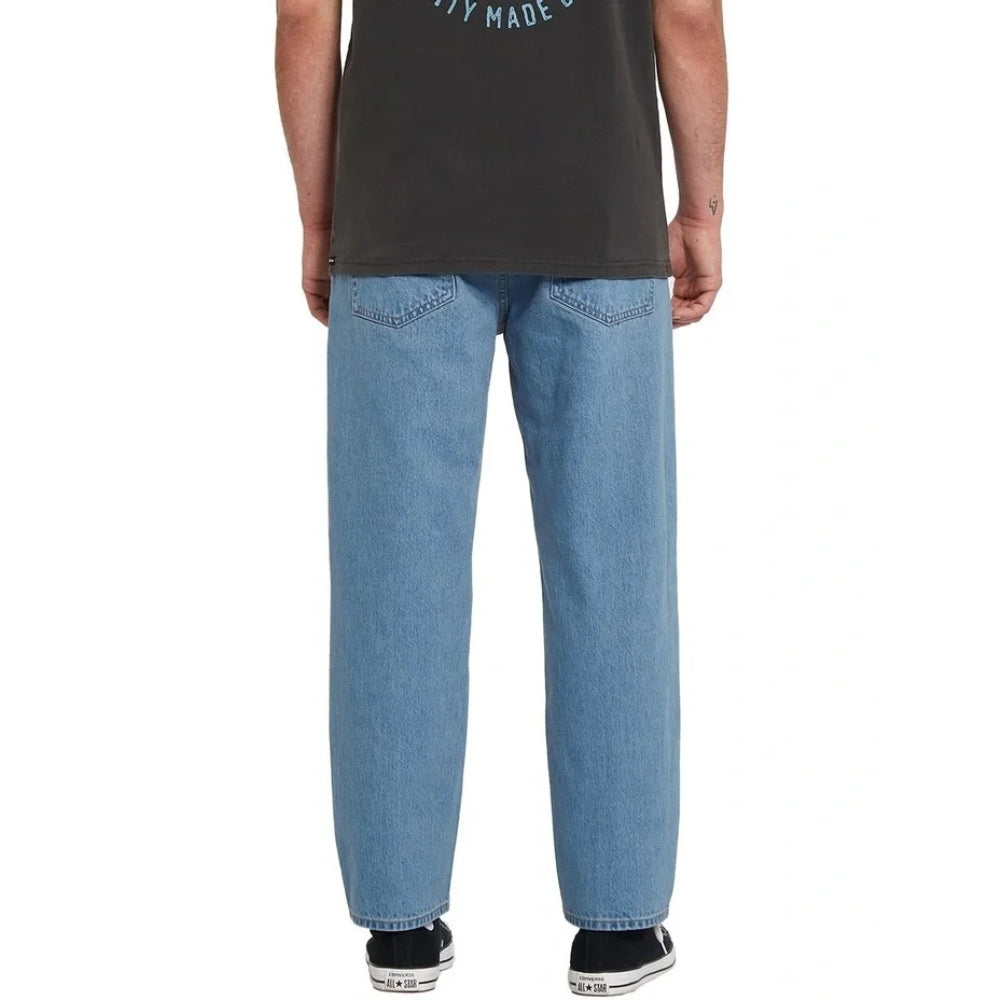 The Volcom Modown Tapered Denim Jeans 2023 in Blue 2