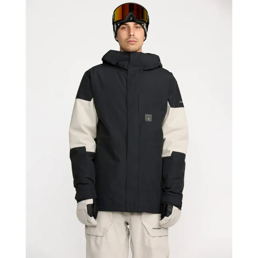 The Volcom Primary Men's Snow Jacket 2026 in Black