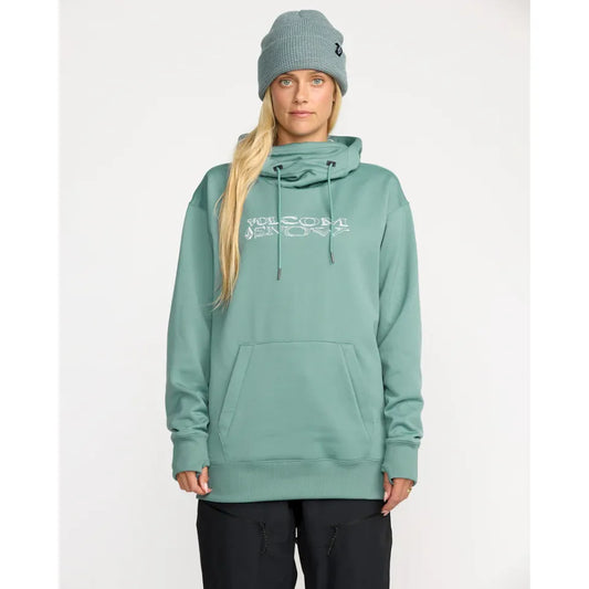 The Volcom Riding Hydro Women's Pull Over 2026 in Arctic Blue