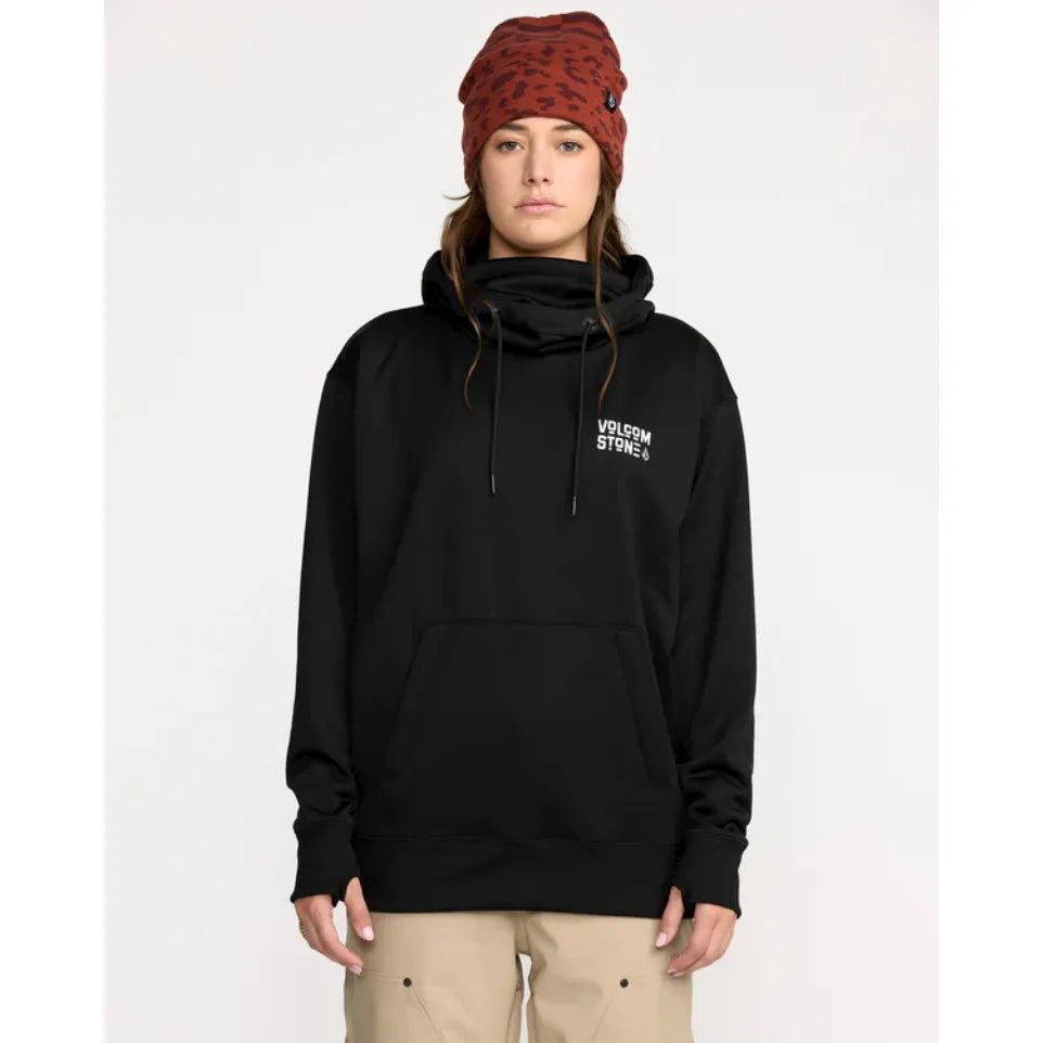 The Volcom Riding Hydro Women's Pull Over 2026 in Black 1