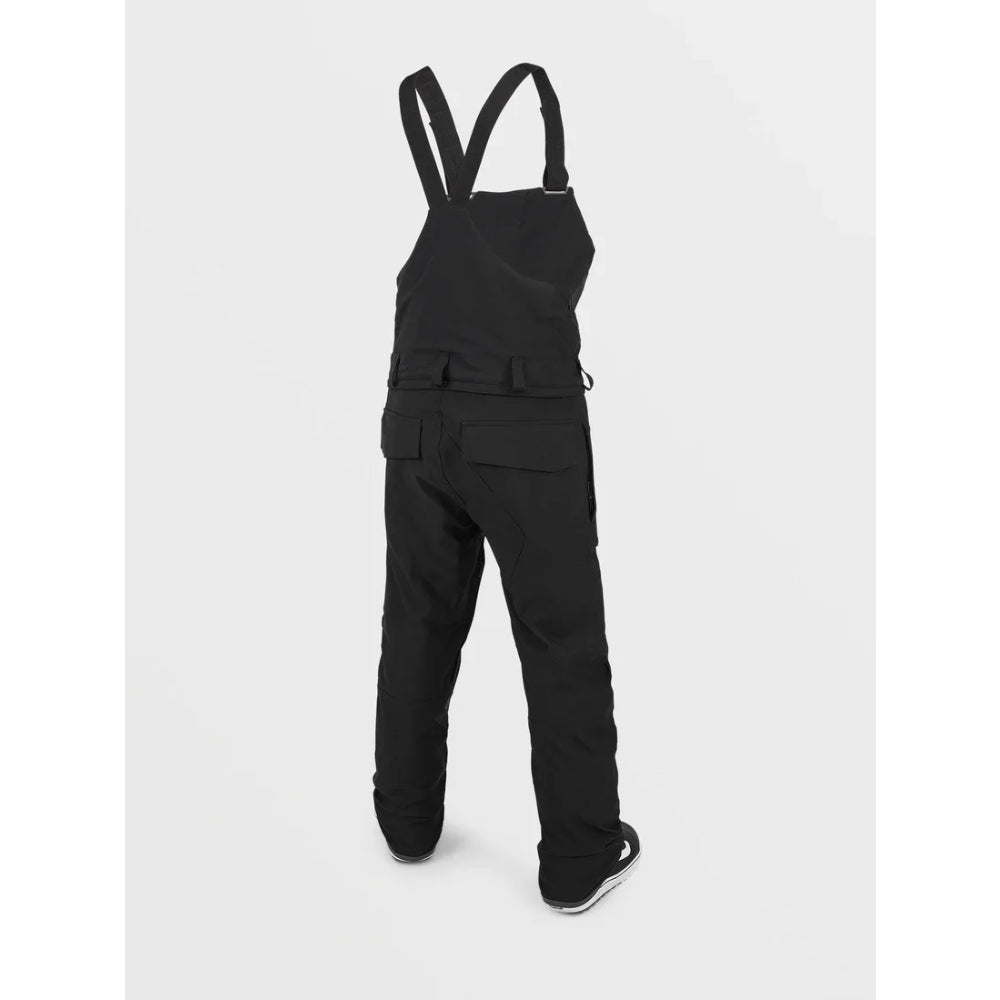 The Volcom Roan Men's Bib Overall 2023 in Black 2