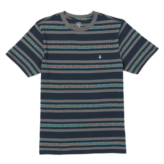 The Volcom Seedstone Crew T-Shirt 2024 in Navy