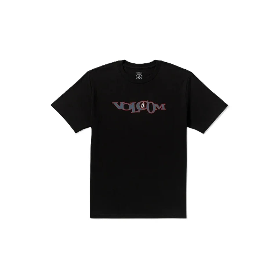 The Volcom Skidder Men's Short Sleeve T-Shirt in Black