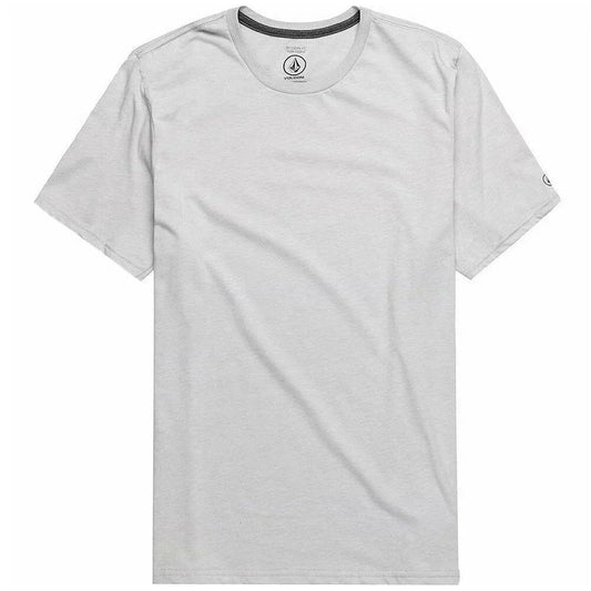 The Volcom Solid T-Shirt 2022 in Grey Marle 1