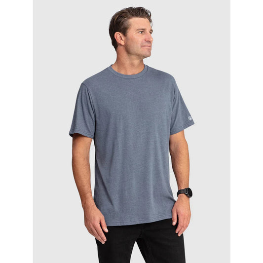 The Volcom Solid T-Shirt 2023 in Smokey Blue 