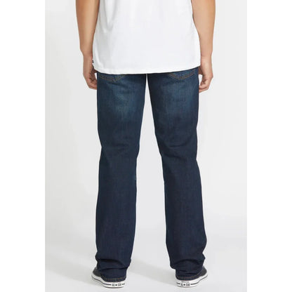 The Volcom Solver Denim Pants 2024 in New Vintage Blue 2