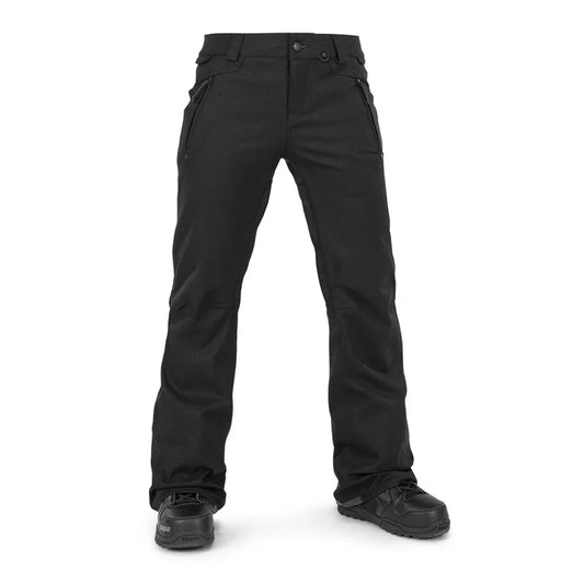 The Volcom Species Stretch Women's Snow Pants 2024 in Black 1