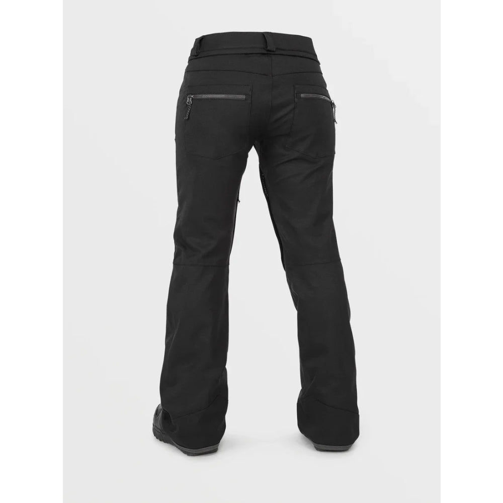 The Volcom Species Women's Stretch Snow Pants 2023 in Black 2