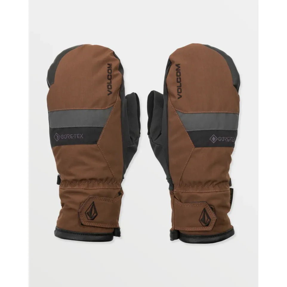 The Volcom Stay Dry Gore-Tex Men's Mitt 2026 In Brown