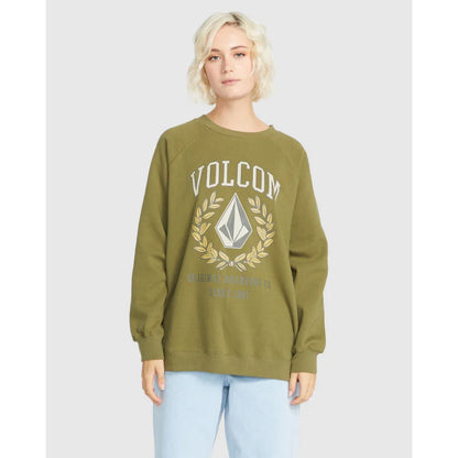 The Volcom Stone Magic BF Crew 2023 in Moss 1