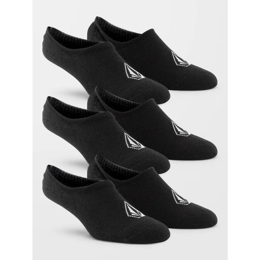 The Volcom Stone No Show Socks 2021 in 3 Pack