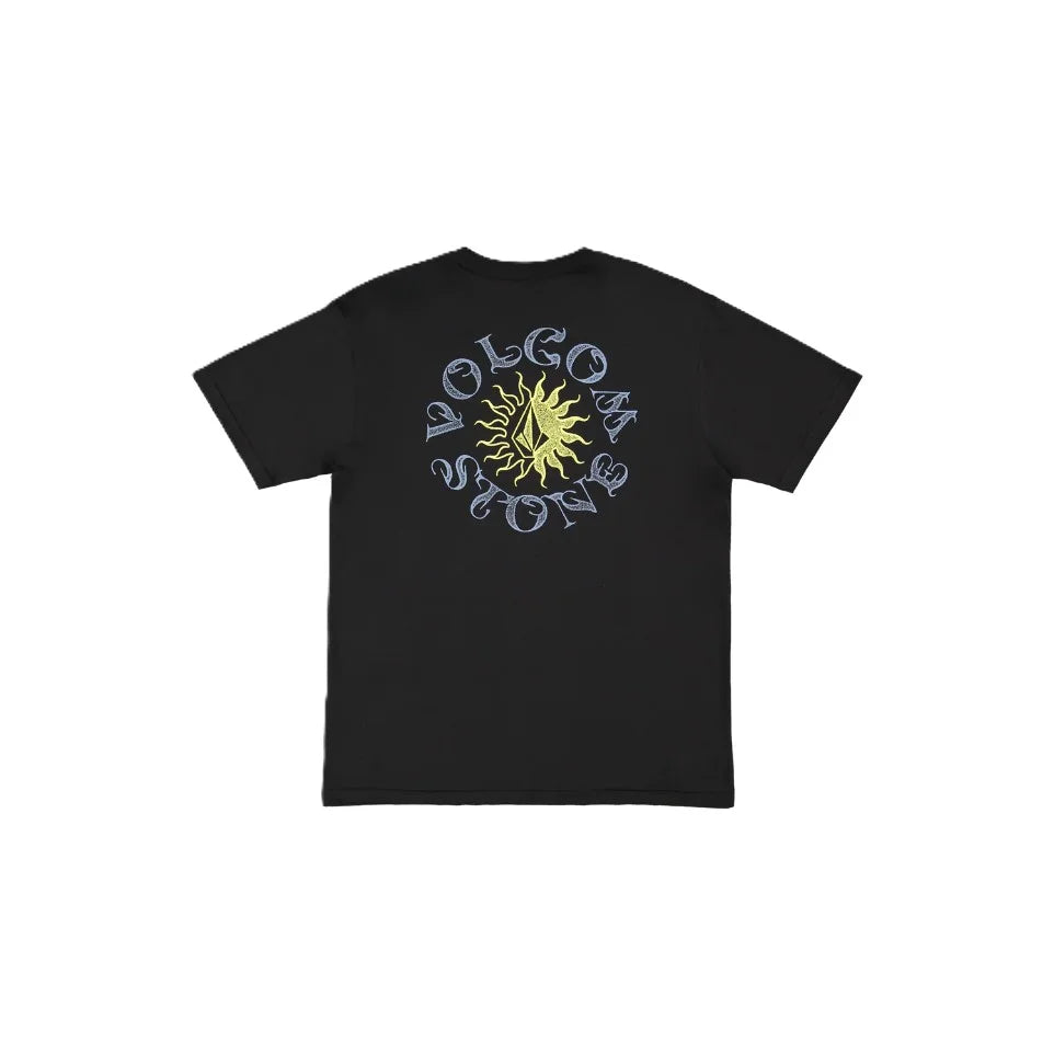 The Volcom  Sunshiner Men's Short Sleeve T-Shirt in Black