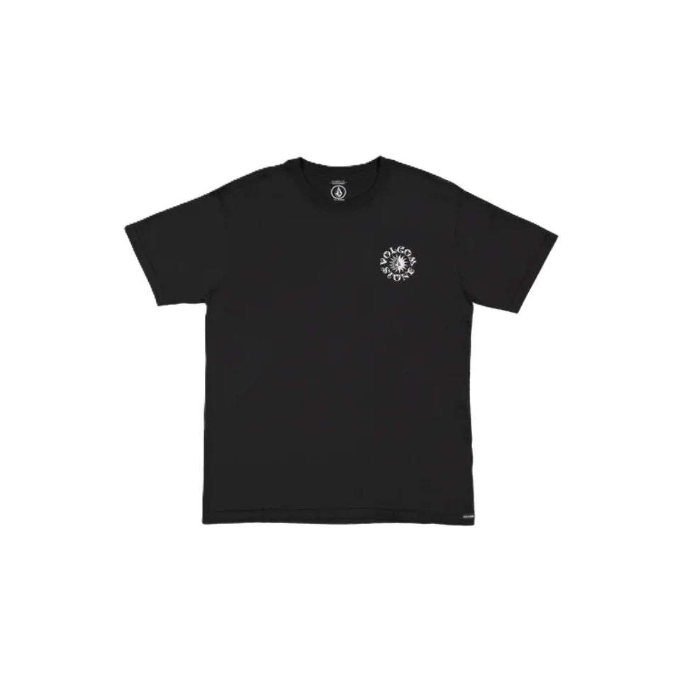 The Volcom Sunshiner Men's Short Sleeve T-Shirt in Black