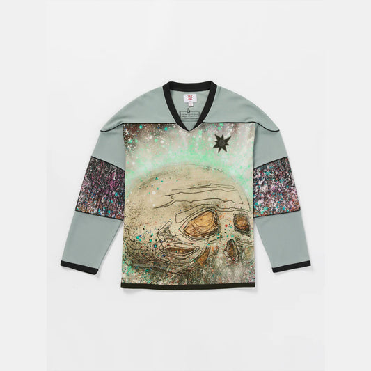 The Volcom Tokyo True Bryan Iguchi Knit Long Sleeve T-Shirt 2024 In Cyprus Green