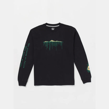 Volcom Tokyo True Bryan Iguchi Long Sleeve T-Shirt in Black