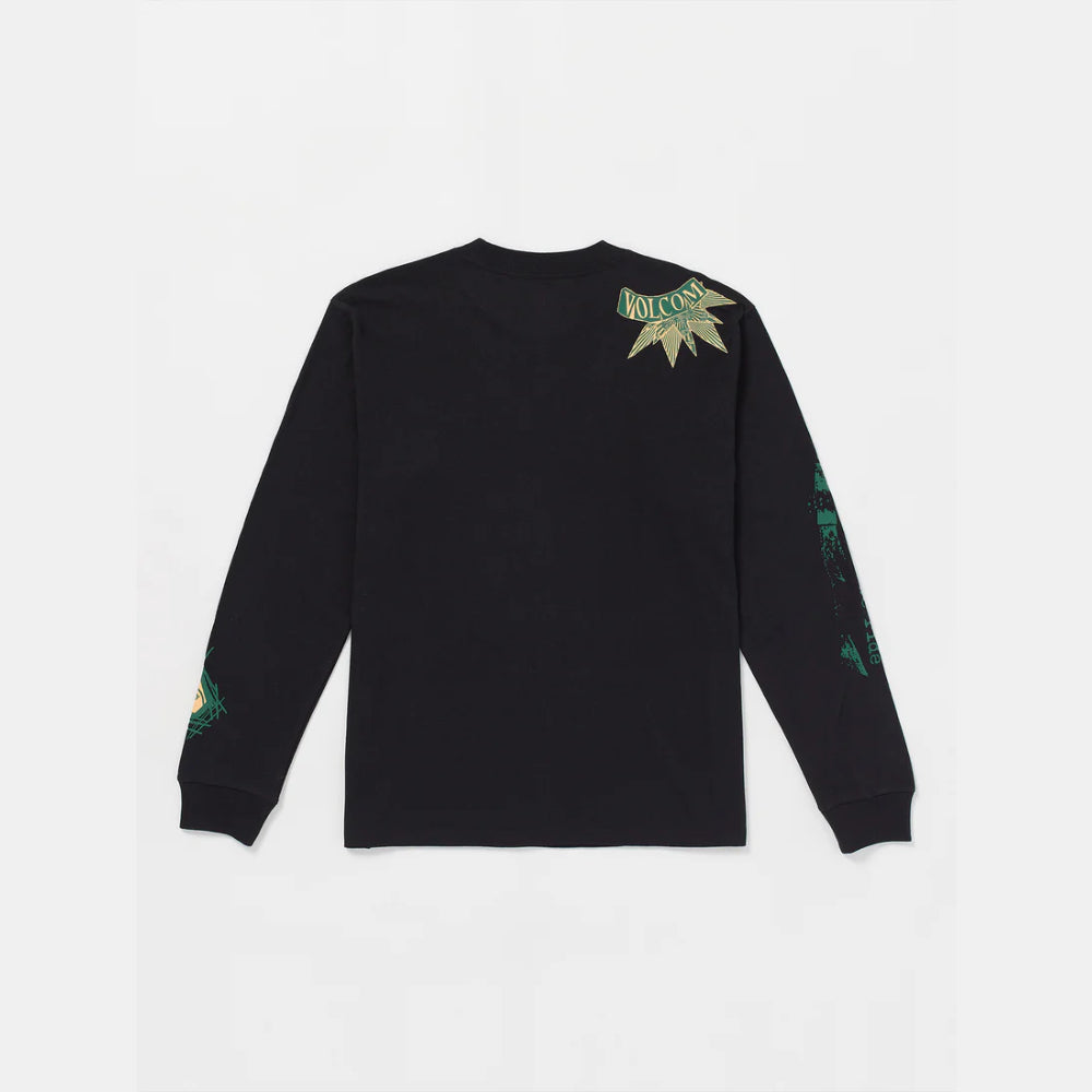 Volcom Tokyo True Bryan Iguchi Long Sleeve T-Shirt in Black