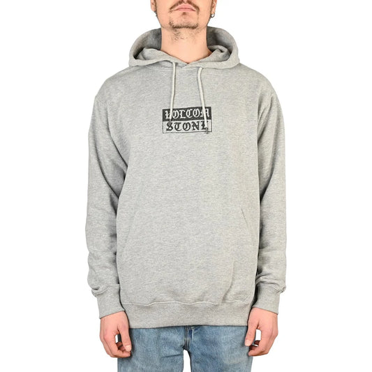 The Volcom Watanite Pullover Hoodie 2023 in Heather Grey 1