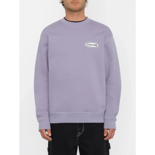 The Volcom Workard Crew Pullover 2024 in Violet Dust 1